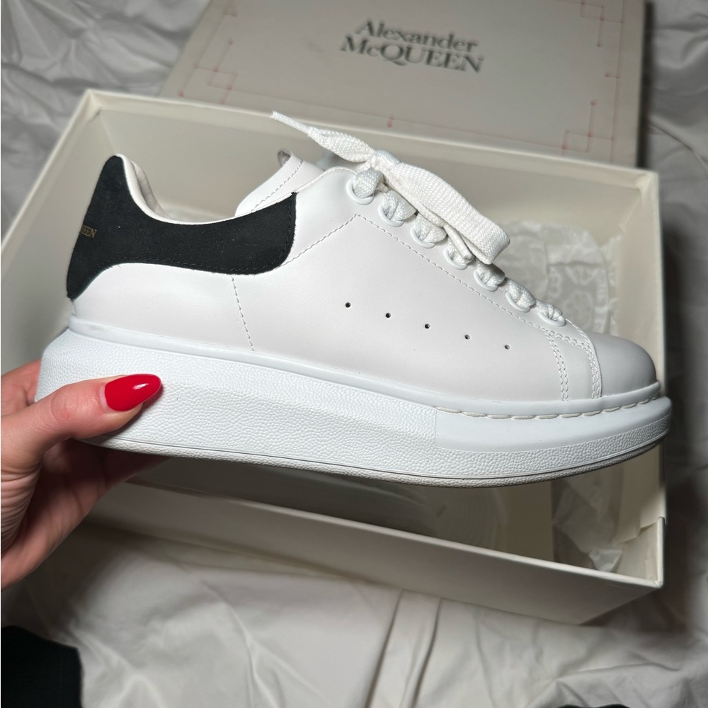 ALEXANDER MCQUEEN’S Suede Detail Sneakers